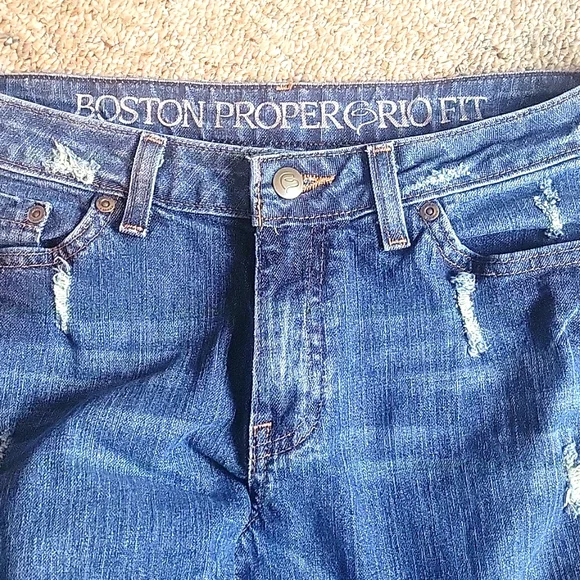 Boston Proper Distressed Jeans - Picture 5 of 6